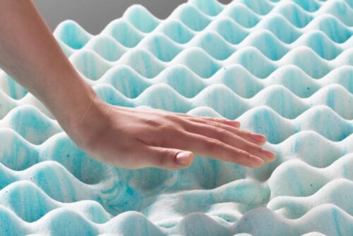 Convoluted Memory Foam Mattress Topper