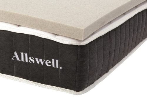 Graphite-infused memory foam mattress topper