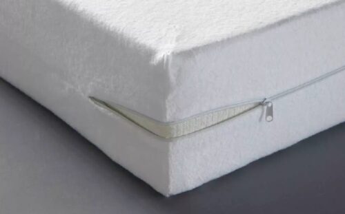 Zippered Cover Memory Foam Mattress Topper