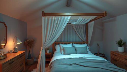 Can you have canopy beds in rooms with low ceilings?