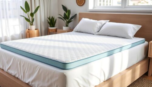 Cooling gel mattress topper