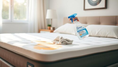 how to clean pee memory foam mattress topper