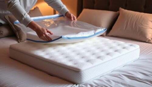 how to compress memory foam mattress topper