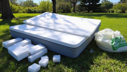 how to dispose memory foam mattress topper