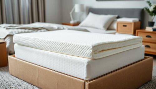 how to put memory foam mattress topper back in box