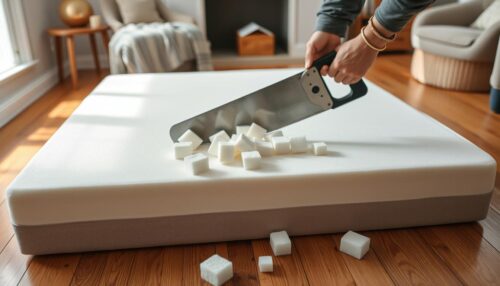 how to trim memory foam mattress topper