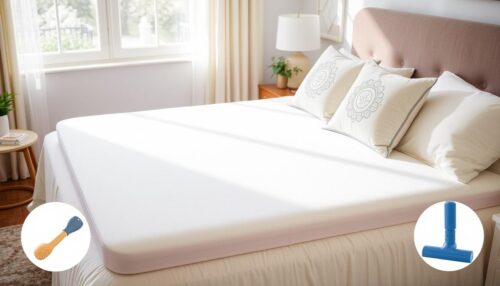 memory foam mattress topper care