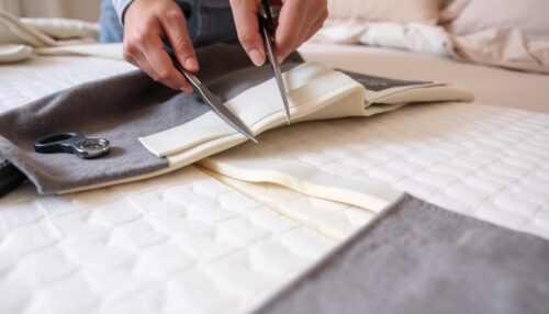 memory foam mattress topper repair