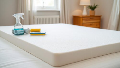 memory foam topper stain removal