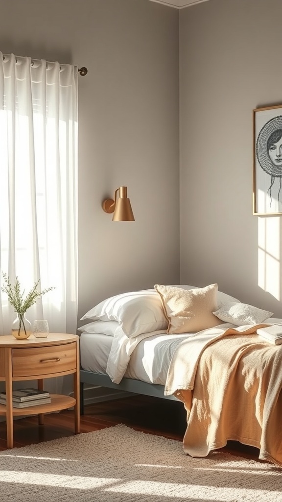 A person sleeping on a mattress in a well-lit room with multiple mattresses visible.