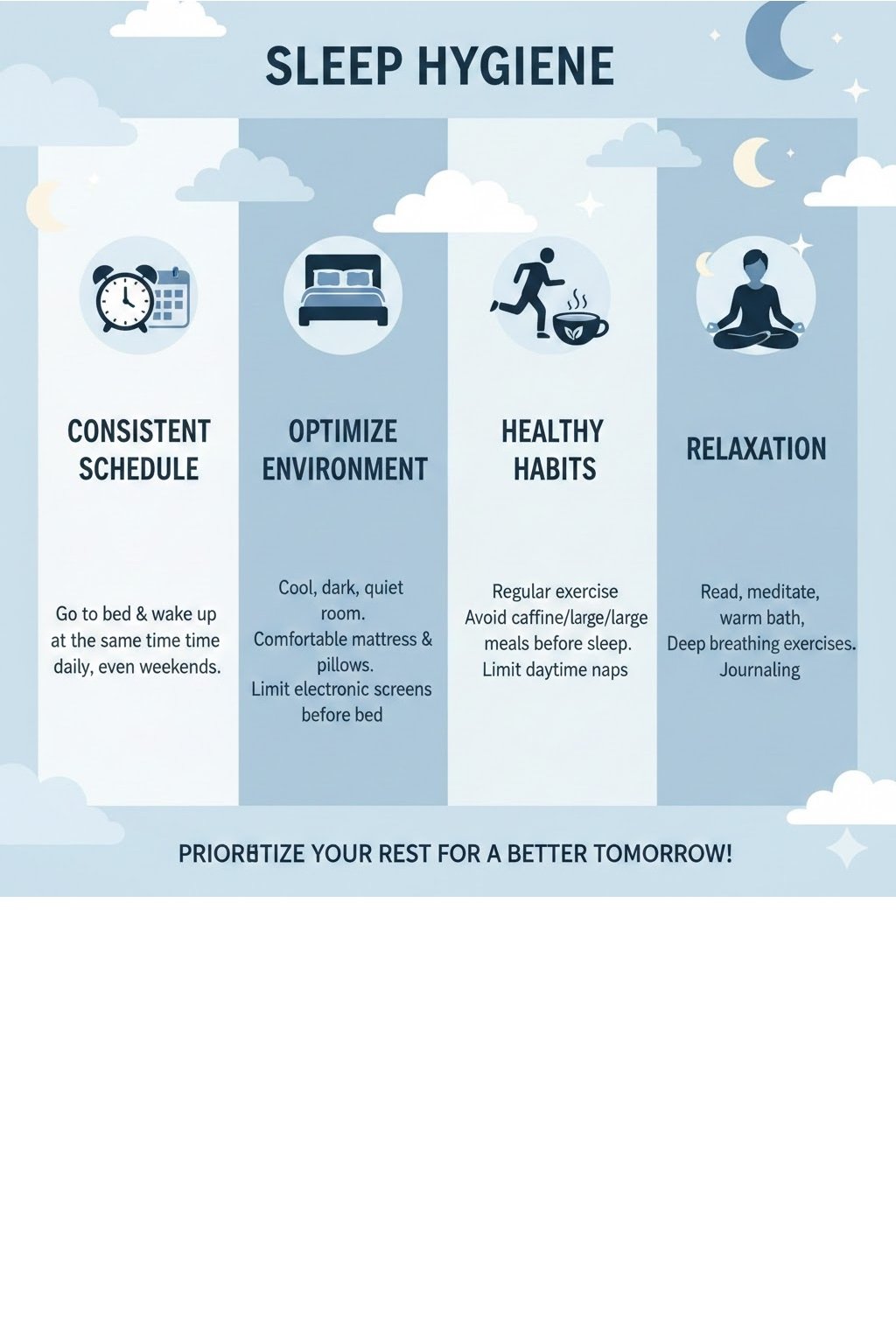 Sleep hygiene practices